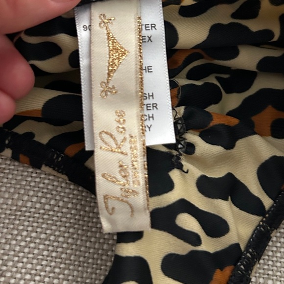 Tyler Rose Leapord Print Bikini Bottom - Picture 4 of 5